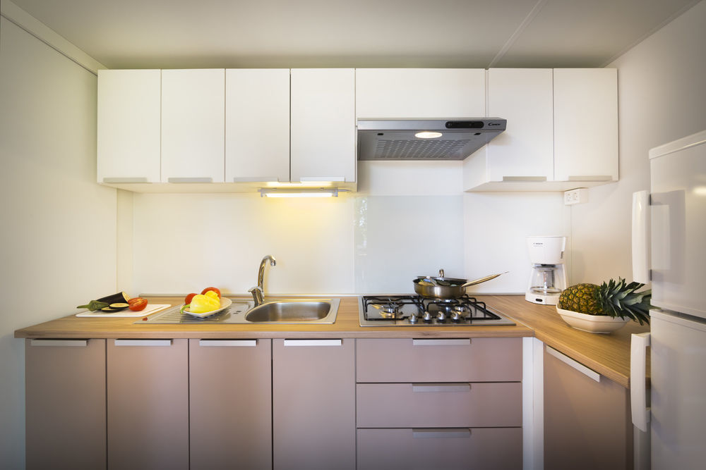 Maistra Camping Veštar Mobile homes Rovinj Exterior foto A modern Japanese kitchen