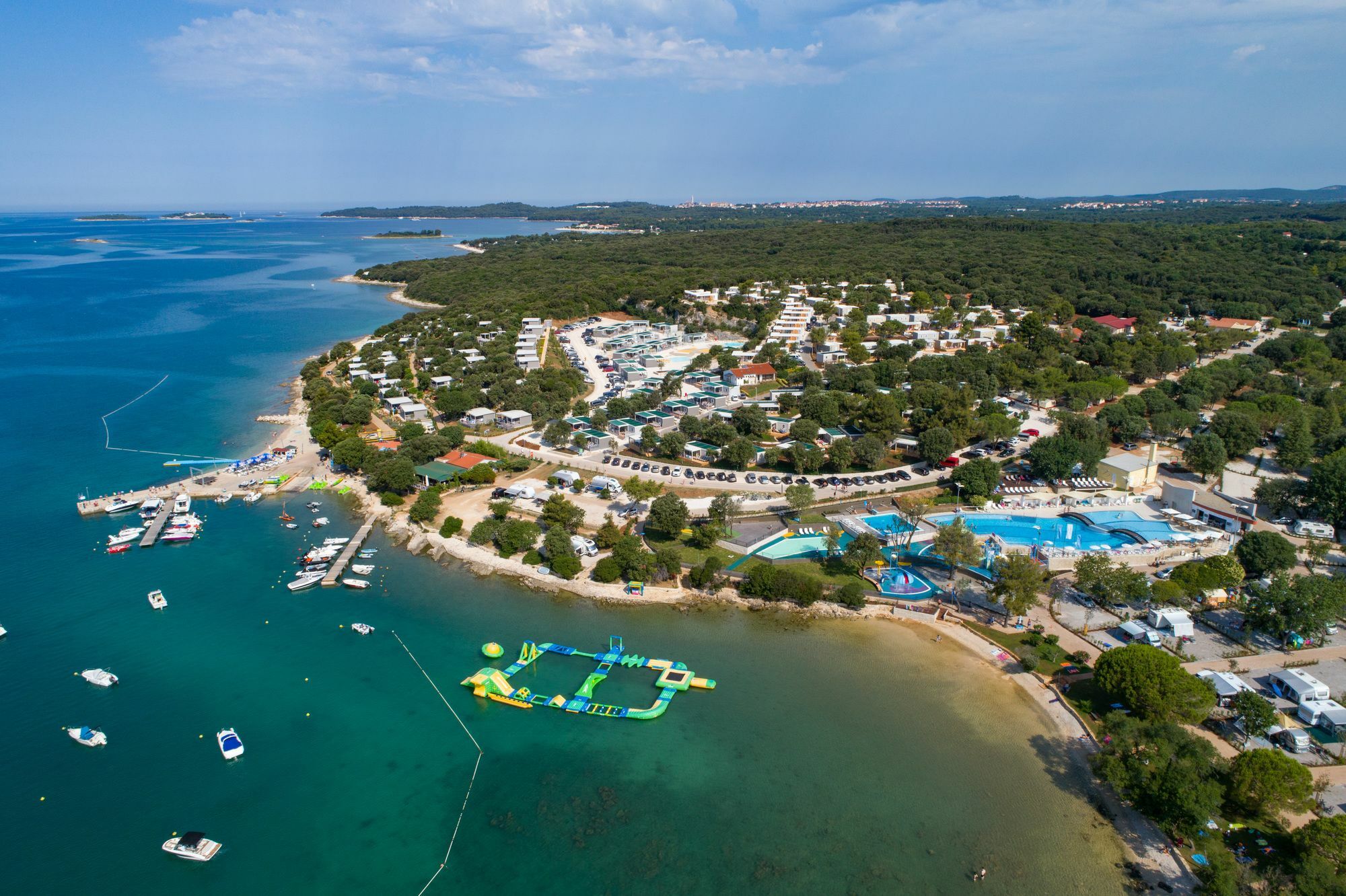 Maistra Camping Veštar Mobile homes Rovinj Exterior foto Aerial view of the resort
